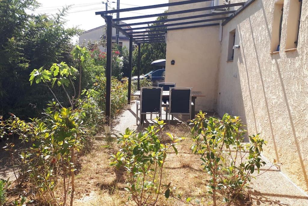 Les Pucines Bis Bas De Villa 29 M2 Luxe Rez De Jardin Climatisation Plein Sud Сис-Фур-Ле-Пляж Экстерьер фото